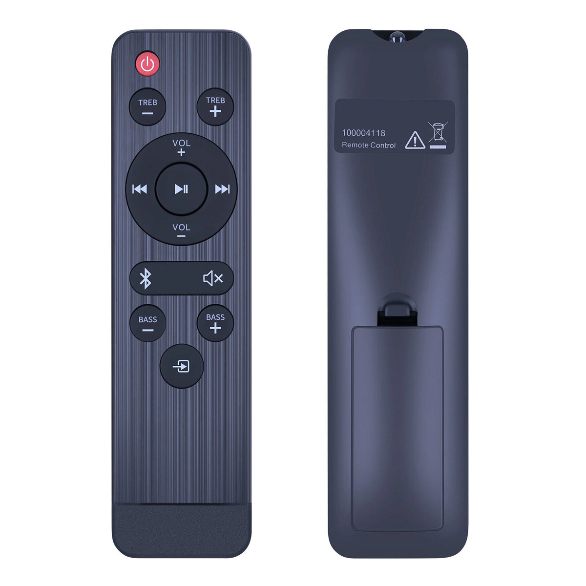 100004118 Replacement Remote Control For ONN 32 Inch 2.1 Soundbar System