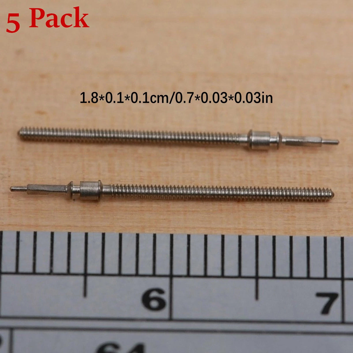 5Pack Generic Winding Stem 401 Pitch Blue Remontoir Tree load For ETA 2671