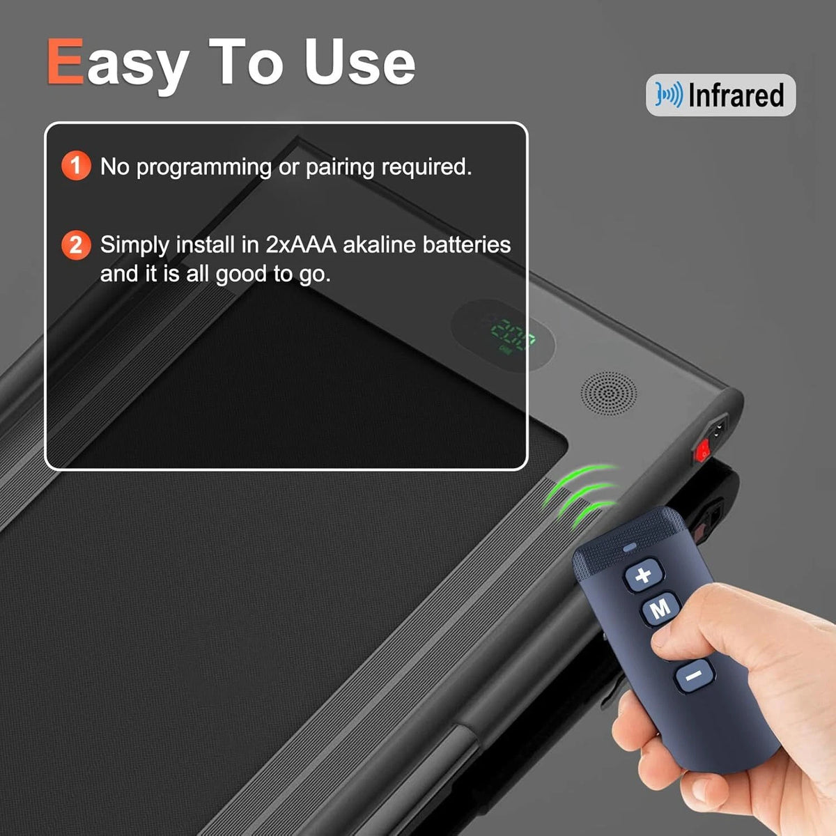 Remote For HOMEFITNESSCODE Walking Pad Treadmill T1, C1, S1, M55, Q2, Q2-1, S2-1