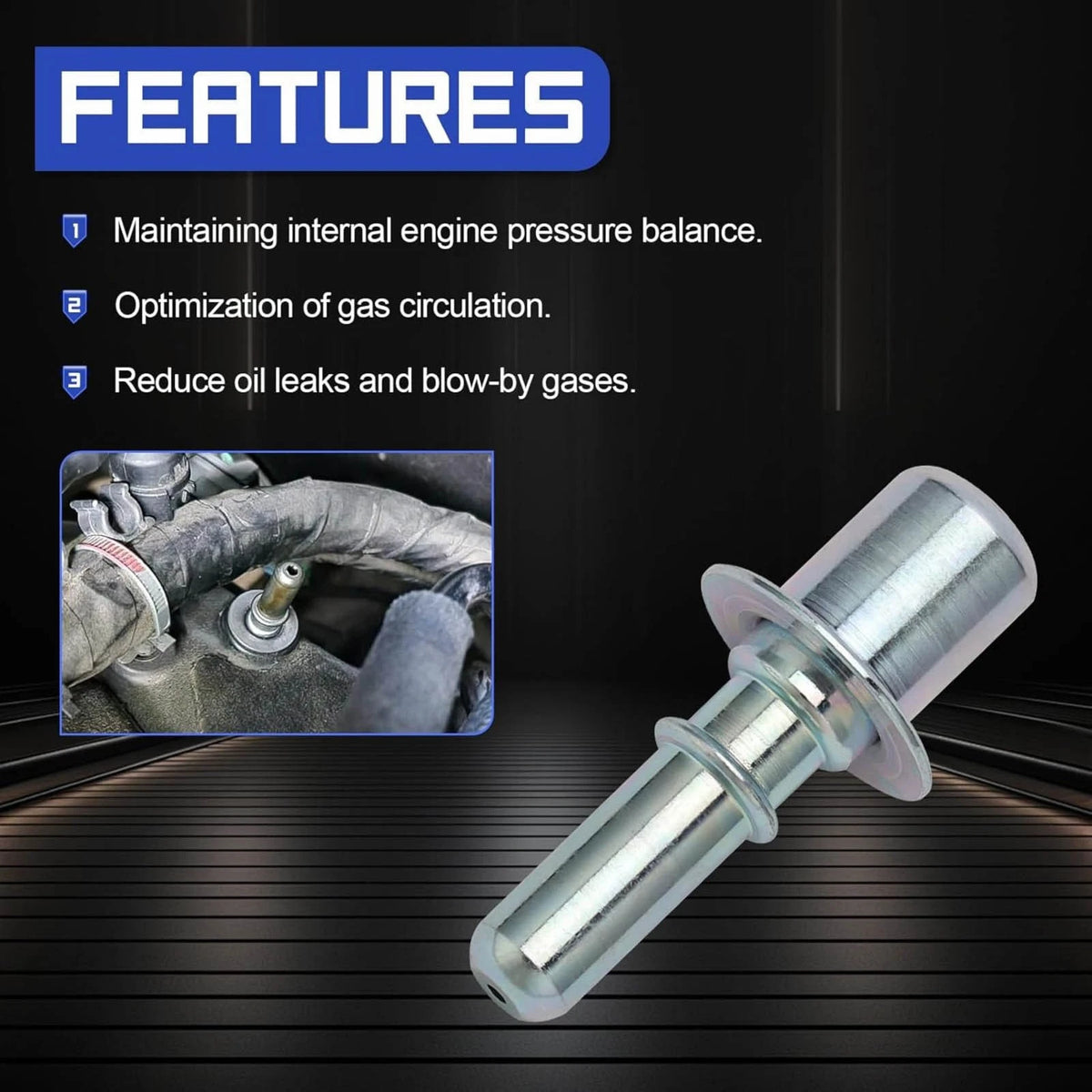PCV Valve Hose Adapter For Chevrolet Camaro 2012 Equinox 2011-2017 Steel