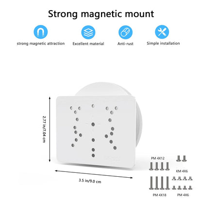 Koroao Magnetic Mount for AOSU D1 SE/Lite/Max,Reolink Argus White