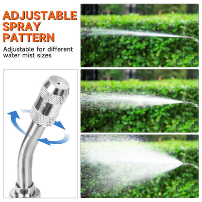 Sprayer Wand with 3 Different Types of Nozzles, 16 x 4 x 1 inches, Orange