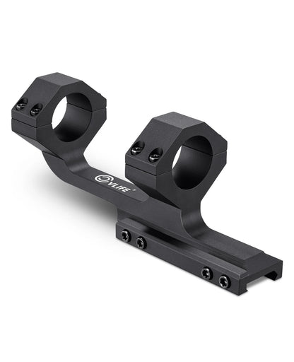 CVLIFE Cantilever Scope Mounts 1 inch, Offset Dual Ring 1 Inch, Black