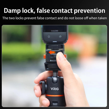 VRIG AC12 Magnetic Quick Release Mount Adapter with 1/4" Screw Thread for...