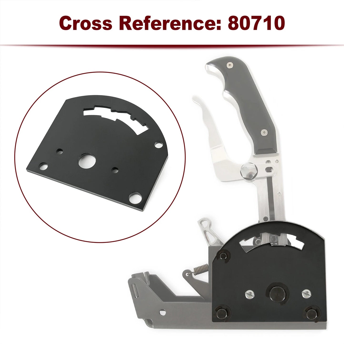 3-Speed Reverse Pattern Gate Plate For Pro Bandit Pro Stick Automatic Shifter