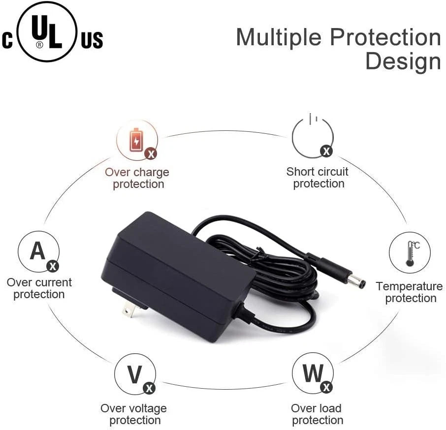 [UL Listed] Maxson 15V 2A Power Supply Charger (Input AC 100V-240V, Black