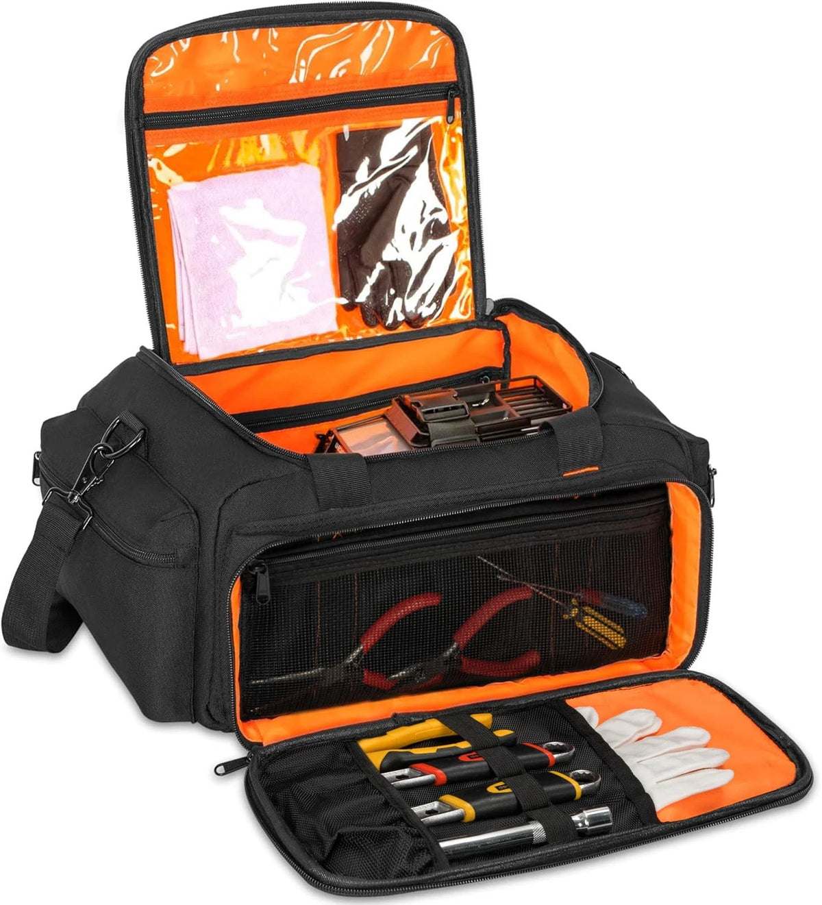 TORIBIO RC Car Bag for 1/14, 1/16 and 1/18 1/14 & & 1/18, black
