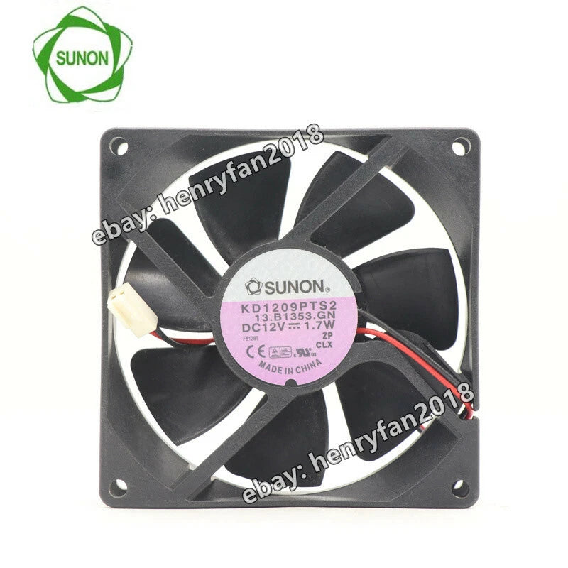SUNON KD1209PTS2 DC 12V 1.7W 90*90*25MM Cooling Fan For Dell Inspiron 530 531