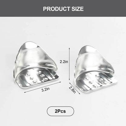 Kcgani 2 Pack Drywall Stilts Heel Bracket Replacement Kits for Stilts, Pair...