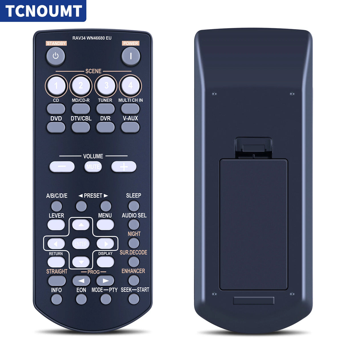 RAV34 WN46680 EU Remote Control For Yamaha RAV250 RX-V361 RX-V365 AV Receiver