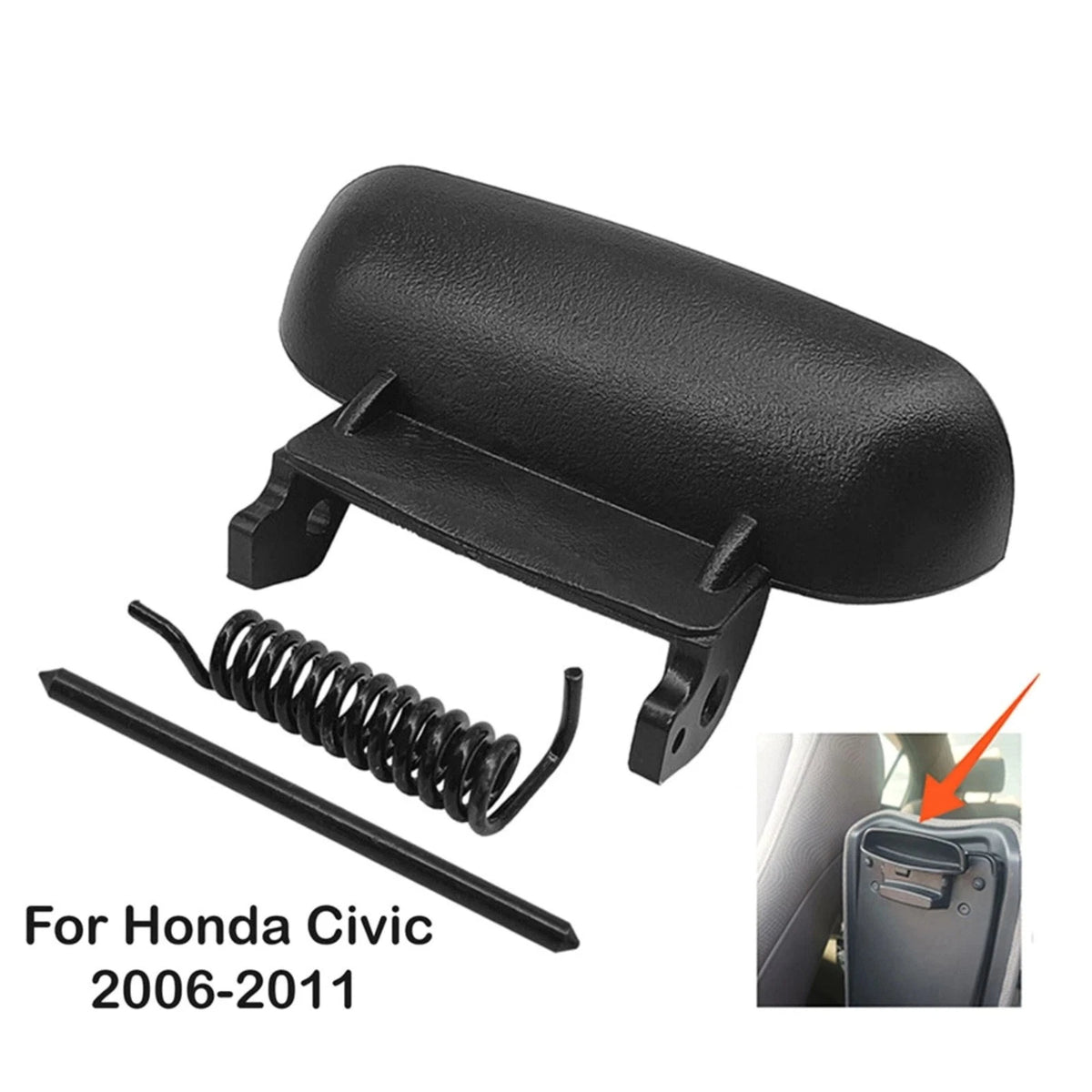 Durable Armrest Cover Lid Lock Center Console Latch Spring Pin For Honda Civic