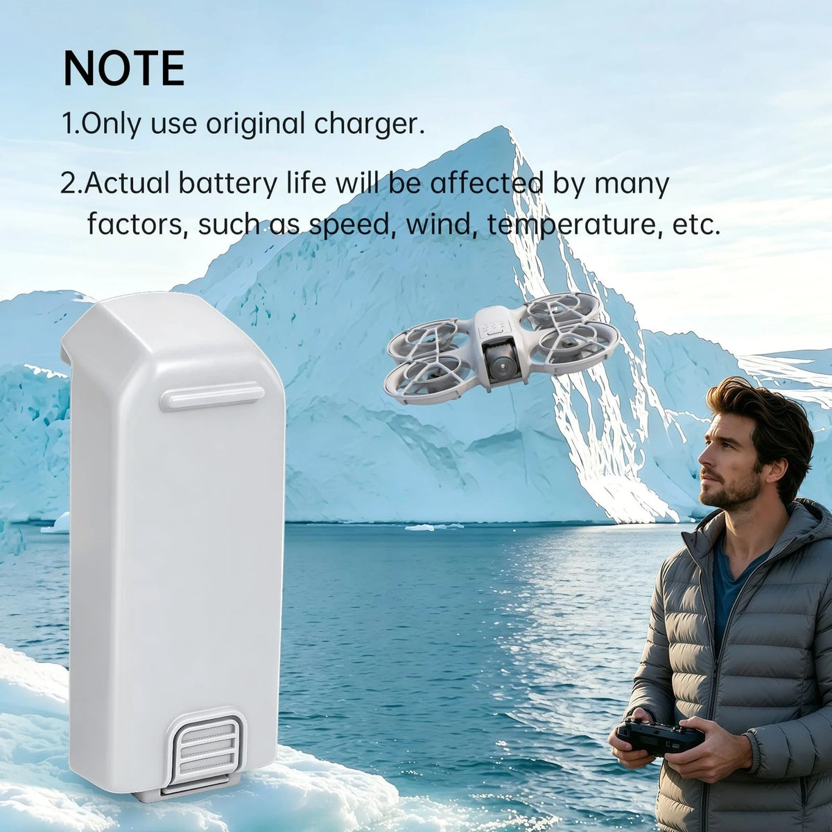 Spicula 2-Pack Neo Batteries (10.5Wh 1435mAh) Max 18 Minutes of Flight Time...