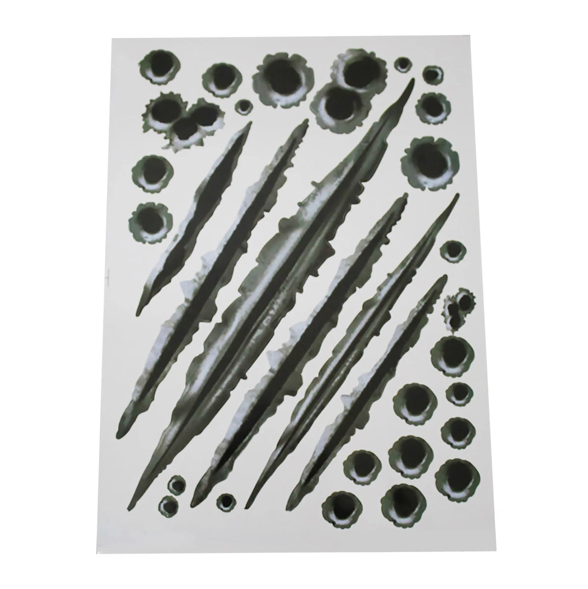 3D Funny Bullet Hole Car Decals Motorcycle Scratch Car Stickers Auto Decoration
