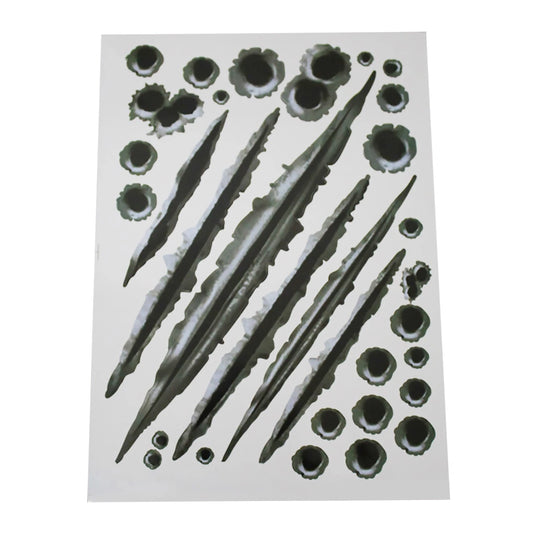 3D Funny Bullet Hole Car Decals Motorcycle Scratch Car Stickers Auto Decoration