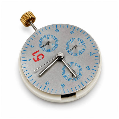 27-Jewel 30mm Chronograph Automatic Watch Movement Replacement For ETA 7753 775