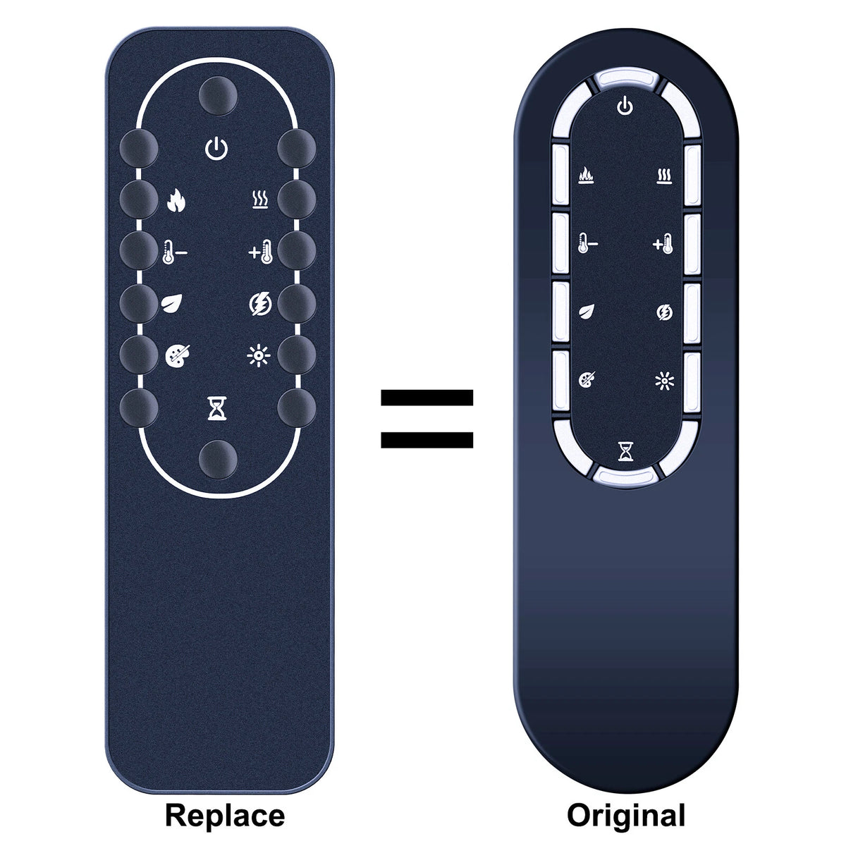 Remote Control For Dimplex Revillusion Built-in Electric Fireplace RBF24DLX