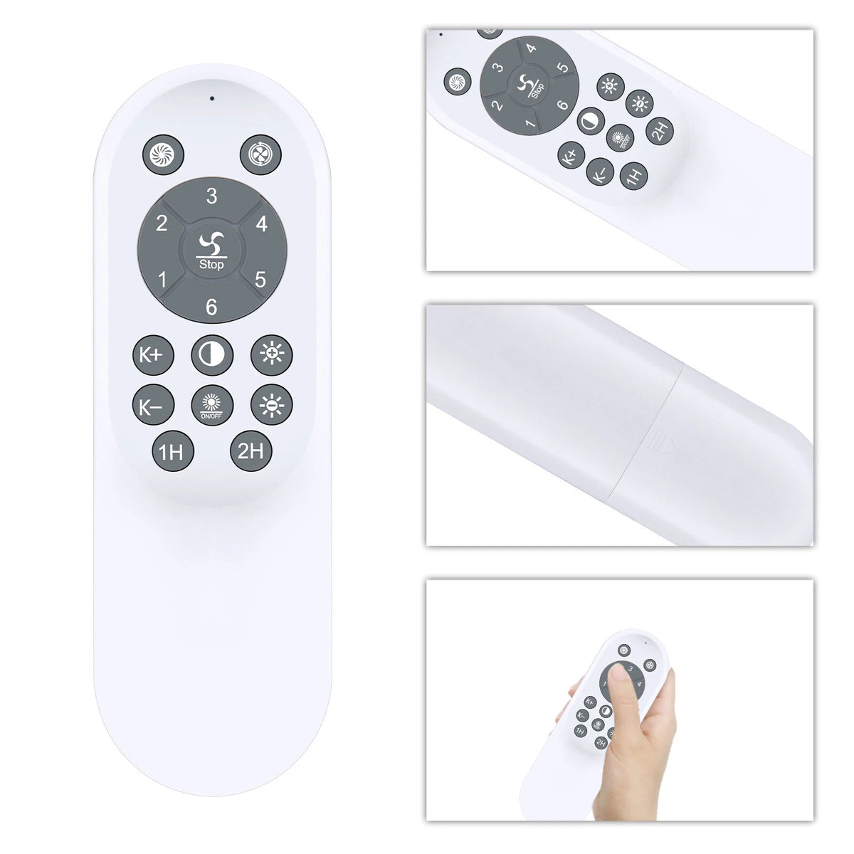 Replacement Remote Control For KINDLOV Modern Ceiling Fan Lights Clf233