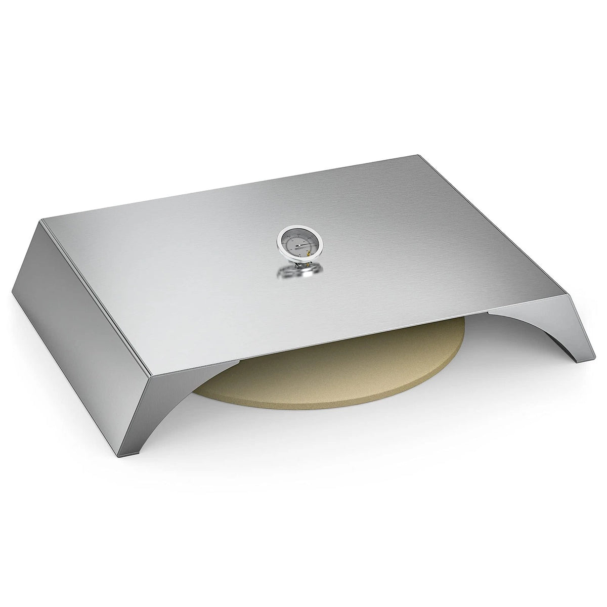 Skyflame Universal Stainless Steel Pizza Oven Kit, 22x15 inches, Silver