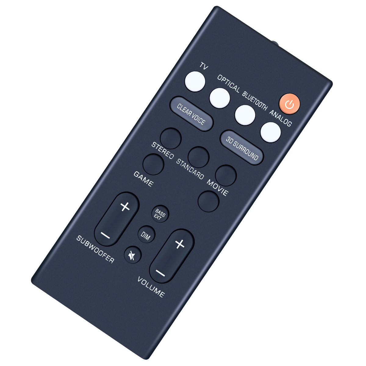 For Yamaha SR-B20A / SR-C20A / SR-C20ABL / ATS-C200 Sound Bar Remote Control