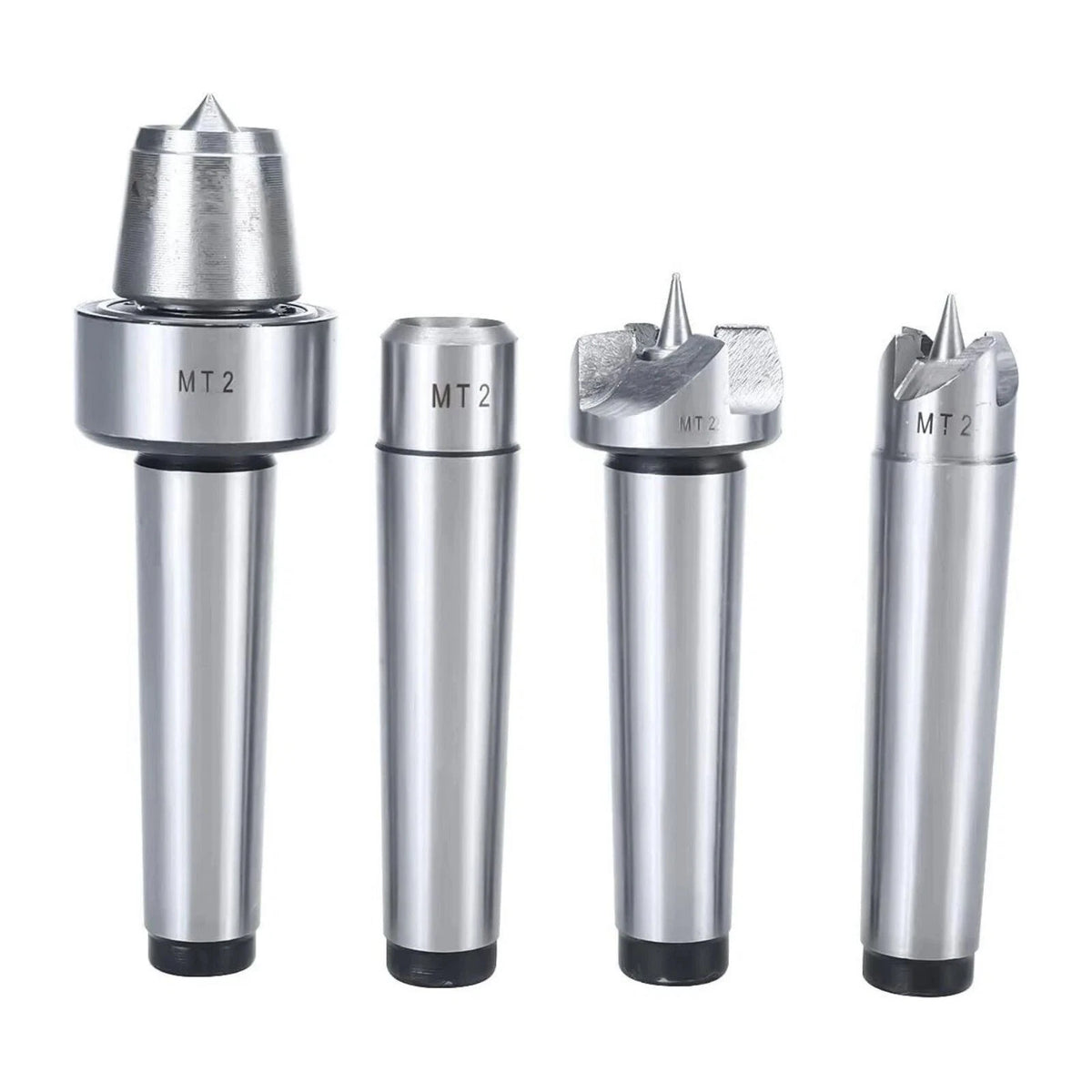 4 x Wood Lathe Center Bit With 60 degree Center Point For MT2 Size Easy to Fit