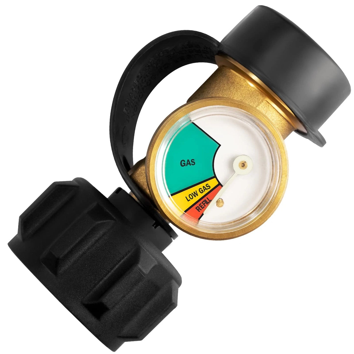 DOZYANT Propane Tank Gauge Level Indicator Leak Detector Gas Standard, Black