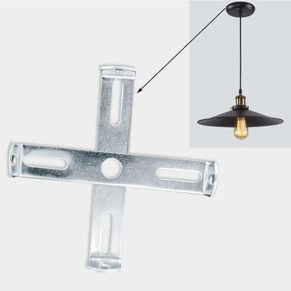 DVECUE 4Pieces Light Fixture Mounting Bracket for Ceiling 4 Sets Silver
