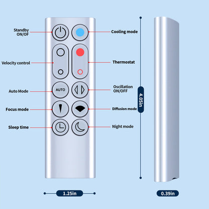 For Dyson HP02 HP03 Pure Hot+Cool Link Purifier Fan Heater Remote Control