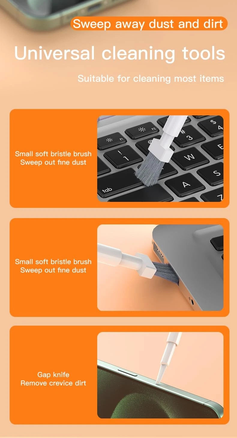 32-in-1 Electronics Cleaning Kit for Phone, Earbuds, Keyboard & Camera Black
