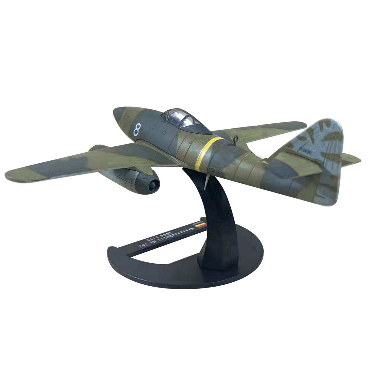 High Simulation 15cm Alloy 1/72 German Messerschmitt Me-262 Fighter Model