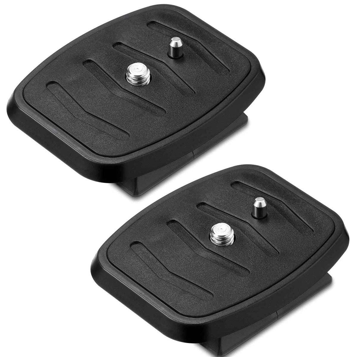 Weewooday 2 Pieces 43mm Tripod Mounting 43 x 43 mm/ 1.7 x Inch, Black