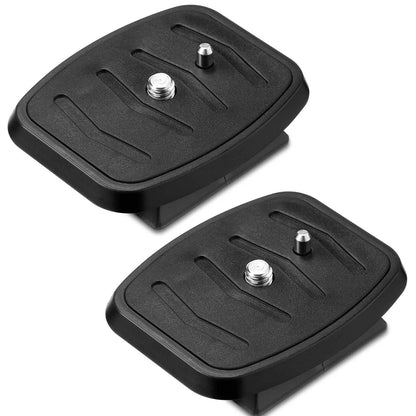 Weewooday 2 Pieces 43mm Tripod Mounting 43 x 43 mm/ 1.7 x Inch, Black