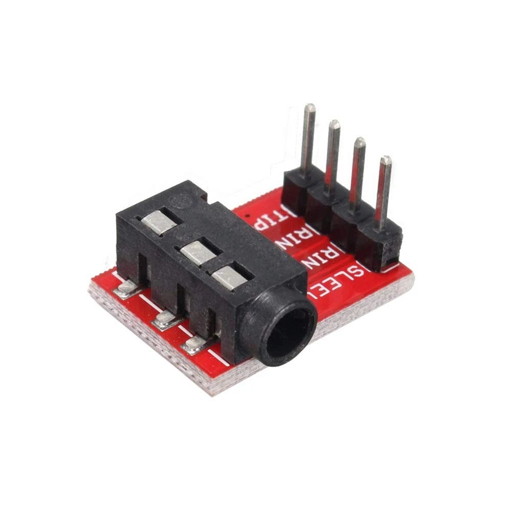 Onyehn TRRS 3.5mm Audio Jack,Breakout Headphone Video MP3 Jack red
