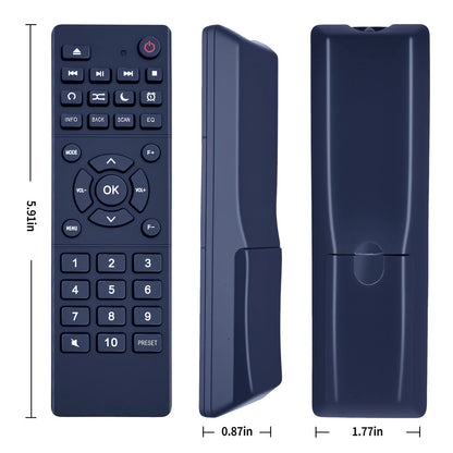 Replacement Remote Control For Soundmaster ICD4350SW HiFi Stereo System