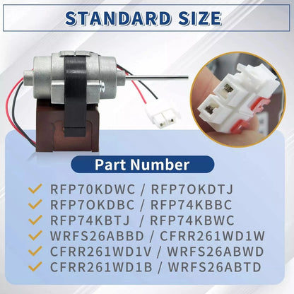 Refrigerator Evaporator Fan Motor Part Replace For Kenmore Seamless Installation