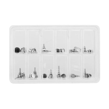 24Pcs Replacement Stainless Steel Watch Push Press Button Assortment Watchmaker