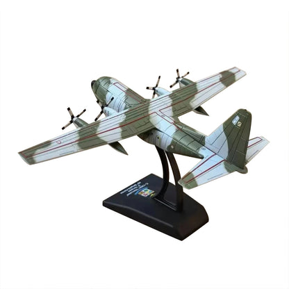 1/250 C-130H Hercules Alloy Aircraft Model US Air Force Transport 12cm Stand
