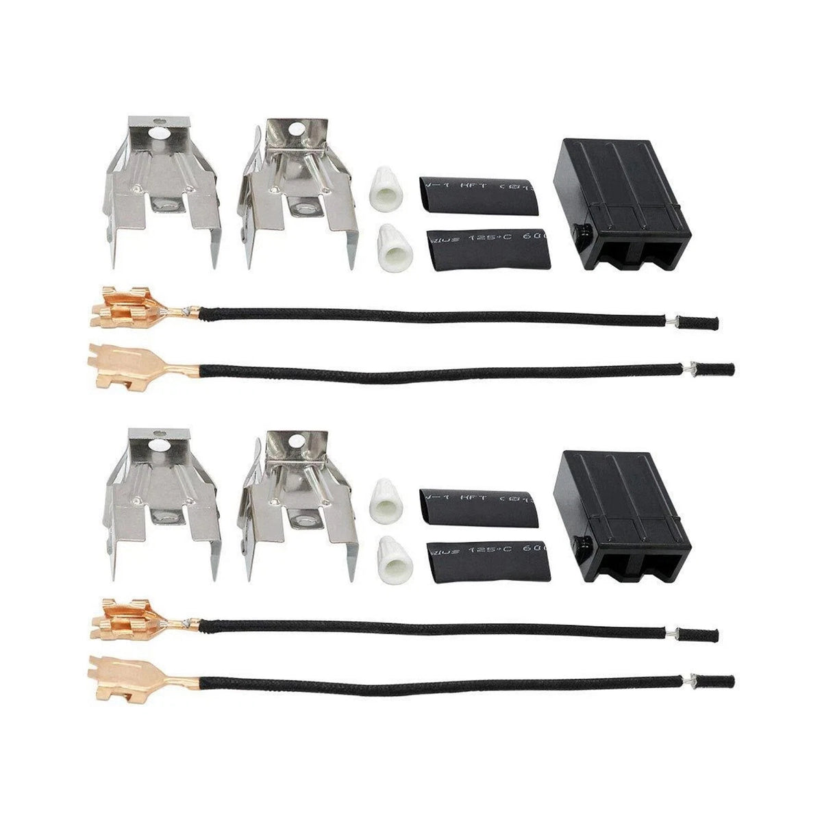 Electric Range Burner Receptacle 330031 2X Kit for Whirlpool KitchenAid WP330031