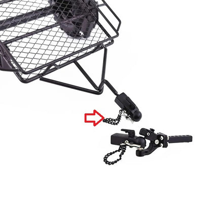 Metal Trailer Hook Drop Hitch Receiver Set For Traxxas TRX4 RC Car Crawler yy