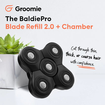 BaldiePro Blade Refill 2.0 + 1 Count (Pack of 1), + Chamber