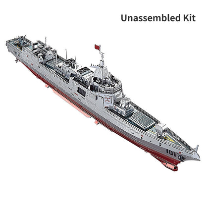 1/1000 Metal Unassembled Sheet 055 Destroyer Boat Ship Model DIY Collection Kit