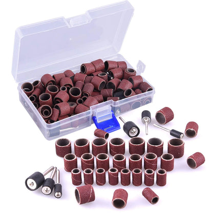 AUSTOR Aluminum Oxide Sanding Drum Set with Free Box  Version