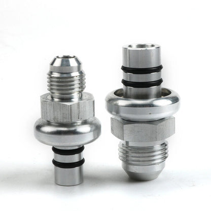 Billet -6an And -8an Fuel Rail Adapter Kit For 1986-1998 Mustang Billet