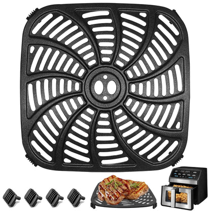GXCSY Air Fryer Accessories for Gourmia GAF858 GAF823, 9.6''*9.6'', Silver