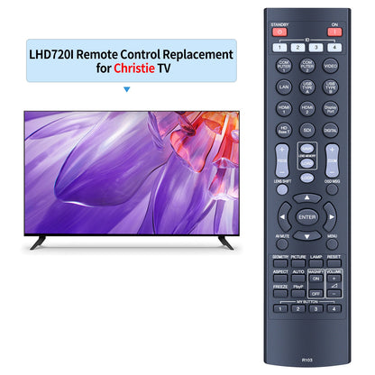 R103 Replacement Remote Control For Christie Maxell LWU720i LHD720i