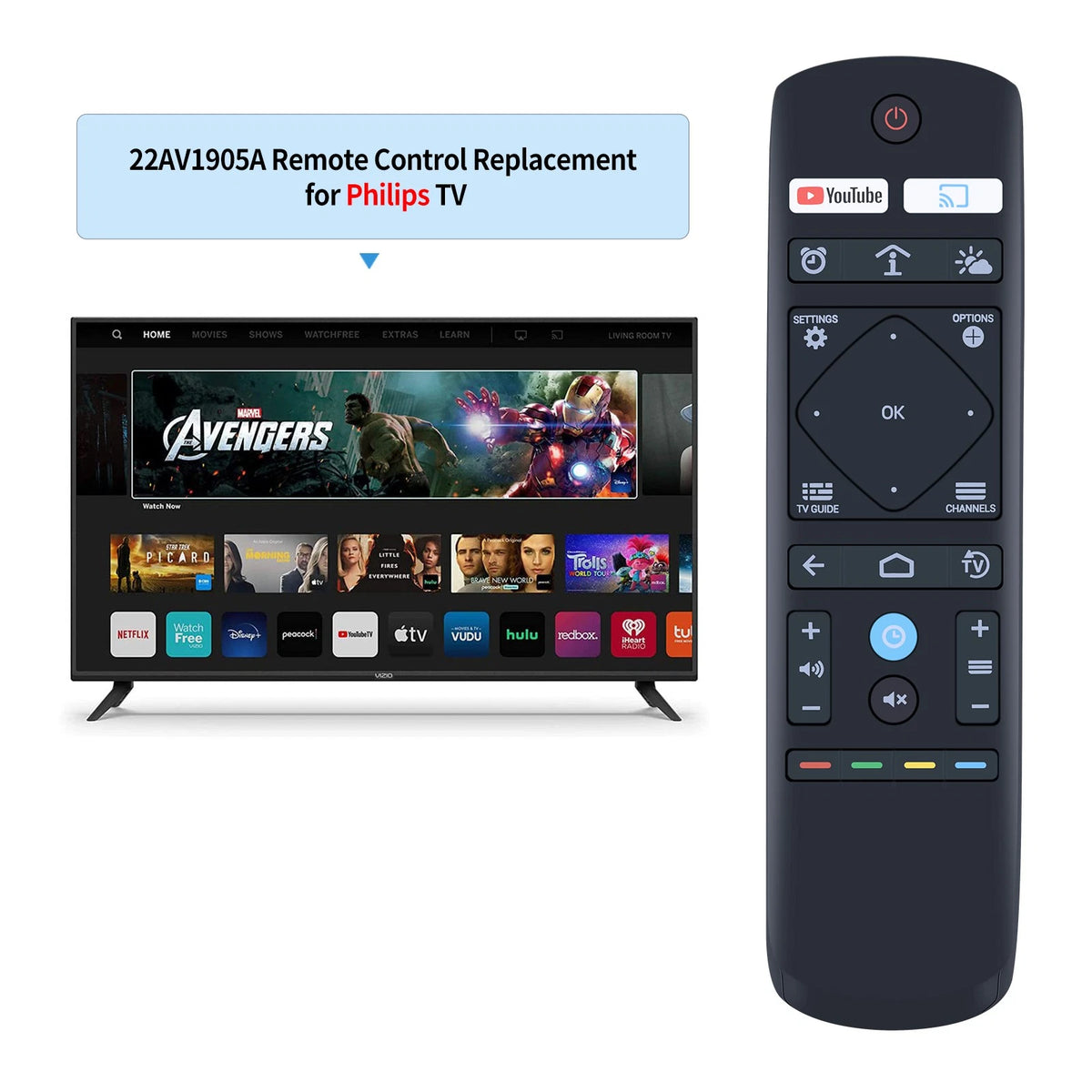 S454001C Remote Control For Philips TV 70BFL2114 75BFL2114 32HFL5014