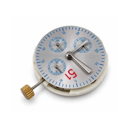 27-Jewel 30mm Chronograph Automatic Watch Movement Replacement For ETA 7753 775