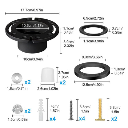 Toilet Seal Flange Kit For Dometic 300 310 320 RV Series Flush Seal 385311652