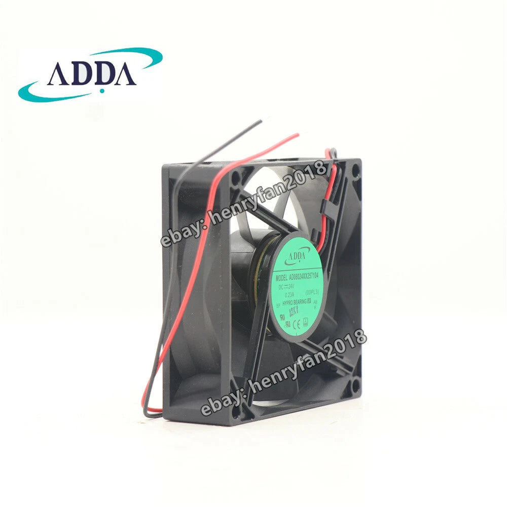 ADDA AD08024XX257104 AD0824UX-A71GL Axial Fan DC24V 0.23A 80*80*25MM Cooling Fan