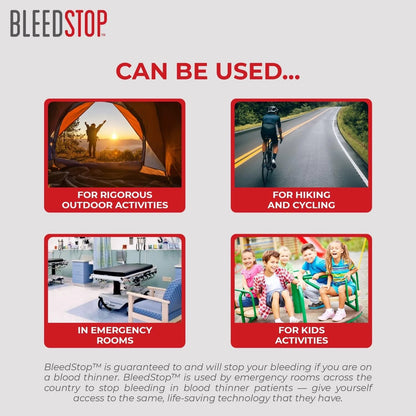 BleedStop™ First Aid Powder for Blood Clotting, Trauma Kit, Thinner...