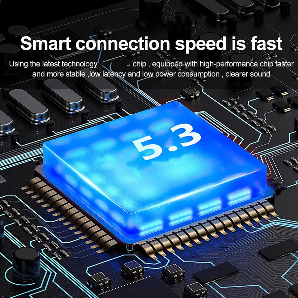 Bluetooth Speaker For Sleepless 5.3Rechargeable Bone Conduction Smart Connection